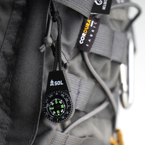 SOL - Kompas w przywieszce do suwaka - 2 szt. - 0140-0020