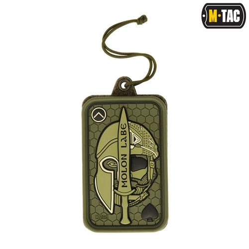 M-Tac - Panel na naszywki z kieszenią na karty ID ze smyczą - Oliwkowy - 10118001