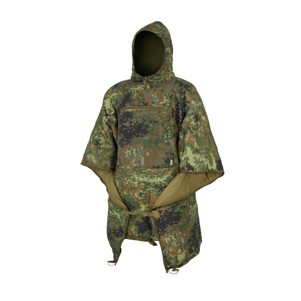 Windpack Poncho ocieplane Swagman Roll® Windpack® Climashield® Flecktarn Helikon ...
