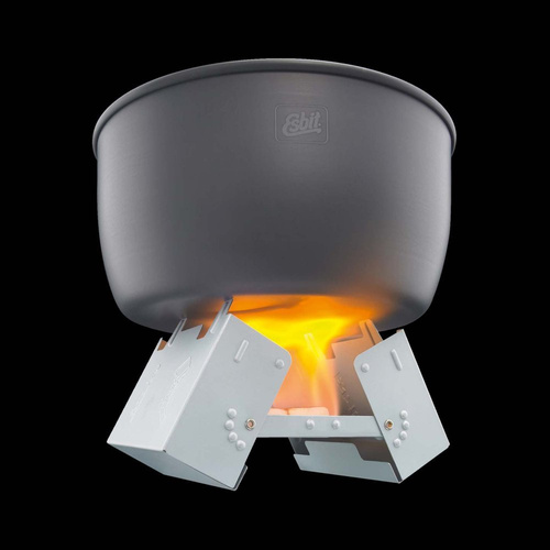 Esbit - Kuchenka kieszonkowa Pocket Stove - Duża - Paliwo Stałe 12x 14 g - 00289000-D-HH
