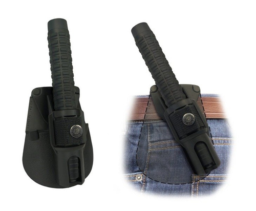 ESP - Hartowana pałka teleskopowa z kaburą Fobus - 21'' - Rękojeść Extra Grip - Czarny - EXB-21H BLK BH-24