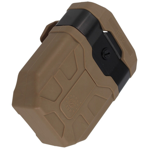ESP - Ładownica na magazynek AK-47 - Montaż zaciskany do pasa UBC-01 - Khaki - MH-04-AK KH