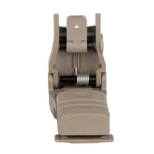 MFT - Składany przeziernik na szynę Picatinny Flip Up Rear Sight - Polimer - SDE - BUPSWR-SDE