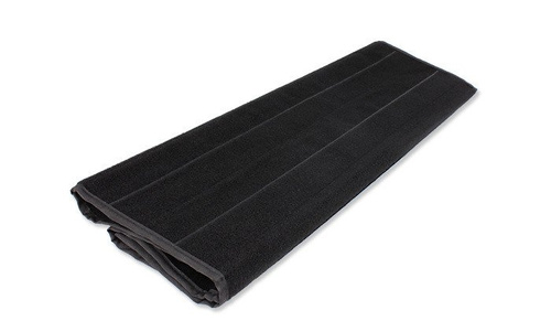 4TAC - Mata z rzepem do prezentacji naszywek - 100 x 70 cm - Czarny