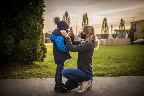 Helikon - Maseczka Ochronna Wielorazowa Profilowana Uniwersalna - Czarny - MA-RUP-CB-01