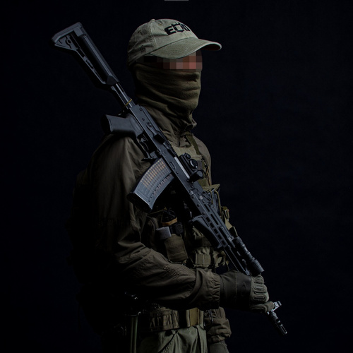 FTCS - Łoże aluminiowe do karabinków platformy AK - Rozmiar L - Czarny - FTCS Nr. 36