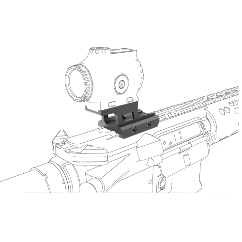 Vector Optics - Montaż wysoki Cantilever Riser RUM - Czarny - SCPSM-03