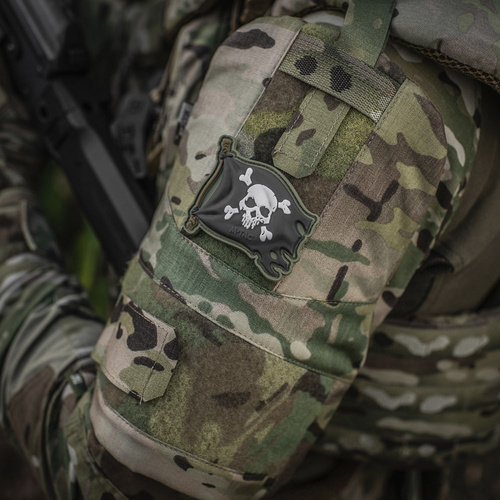 M-Tac - Naszywka Jolly Roger - PVC - Olive Drab - 51116801
