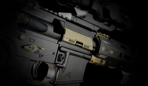 Strike Industries - Klapka wyrzutnika łusek BUDC Billet Ultimate Dust Cover - Flat Dark Earth - AR-BUDC-223-FDE