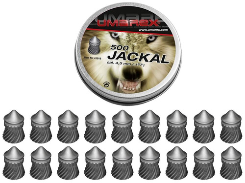 Umarex - Śrut do wiatrówki Jackal - 500 szt. - 4,5 mm - 4.1919