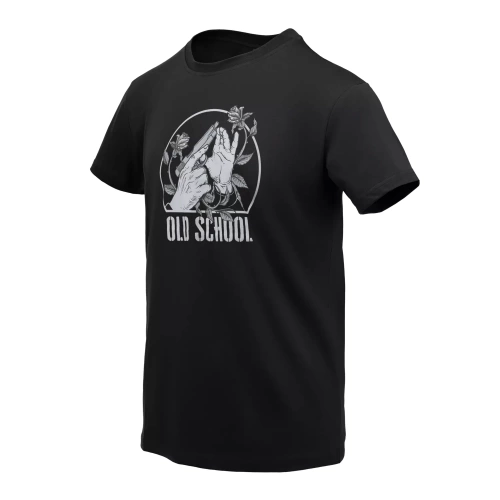 Helikon - Koszulka T-Shirt Old School - Czarna - TS-OLS-CO-01