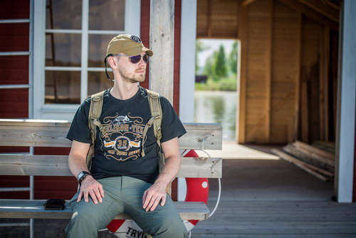 Helikon - Czapka z daszkiem Folding Outdoor Cap - Shadow Grey - CZ-FOC-NL-35