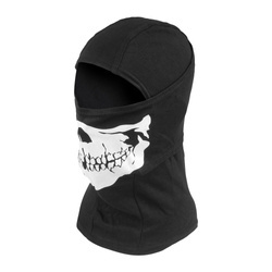 101 Inc. - Kominiarka jednootworowa Balaclava Skull - Bawełna - Czarna - 214278 BLK