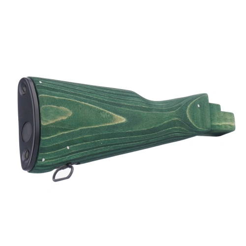 FTCS - Drewniana kolba do karabinków rodziny AK - Forest Green - Nr. 23 FG