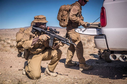 Helikon - Spodnie wojskowe MBDU Modern Battle Dress Uniform - NyCo Ripstop - Mud Brown - SP-MBD-NR-60
