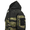 Helikon - Rozpinana bluza Rogue Hoodie Fullzip - RipStop - Czarny/ERDL - BL-RHF-PO-011PA