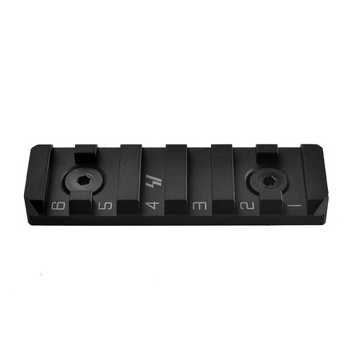 Strike Industries - Szyna LINK KeyMod / M-LOK Rail - 6 Slots - Czarny - LINK-RS-6