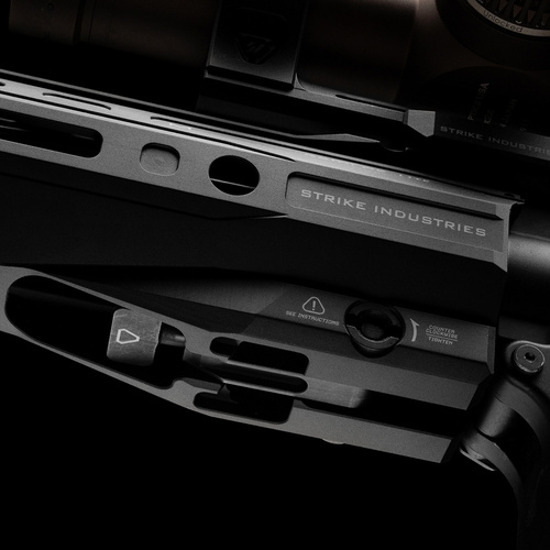 Strike Industries - Łoże aluminowe Gridlok LITE 17" - AR-15 - Czarne - SI-GRIDLOK-LITE-17-BK