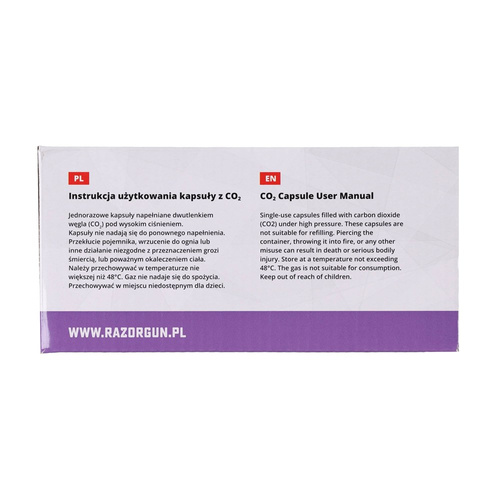 RazorGun - Kapsuła CO2 - 12 g - Srebrny - 337-135