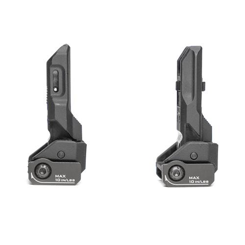 Strike Industries - Celownik przeziernikowy Strike Polymer Backup Sights - Składany - Picatinny - Czarny - SI-SPBUS