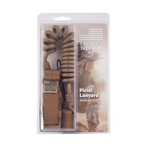 Cetacea Tactical - Smycz do broni Basic Belt Loop Pistol Lanyard - Czarny - TA-PRL1B-BLK