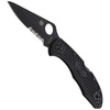 Spyderco - Nóż składany Delica® 4 FRN Black / Black Blade - C11PSBBK