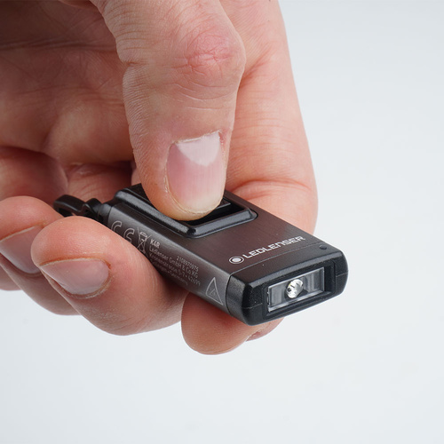 Ledlenser - Latarka LED akumulatorowa / brelok K4R - 120 lm - Szara - 502574