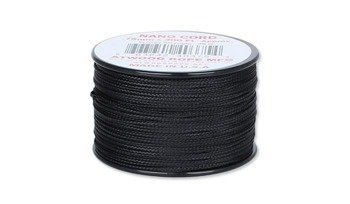 Atwood Rope MFG - Nano Cord - 0,75 mm - Czarny - Szpulka 91,5m