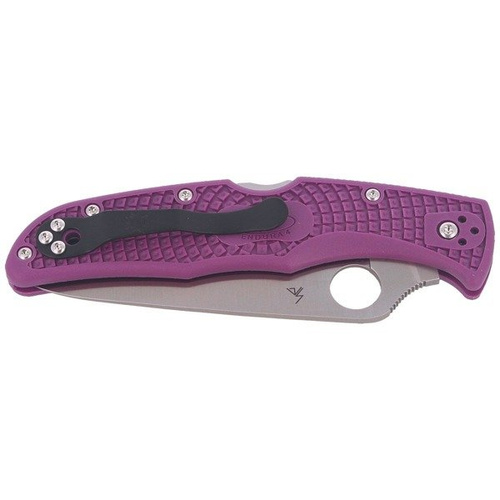 Spyderco - Nóż składany Endura® 4 FRN Flat Ground Purple - C10FPPR