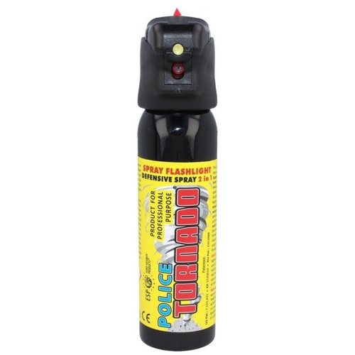 ESP - Gaz pieprzowy Police Tornado z latarką LED - 100 ml - Strumień - SFL-01-100