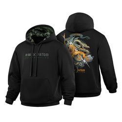 M-Tac - Bluza z kapturem Hoodie Cotton Hard Fatum - Czarna - 80154002
