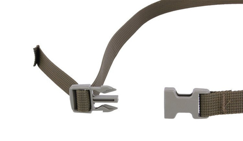 WISPORT - Trok z klamrą zatrzaskową - 120 cm - 25 mm - Olive Green