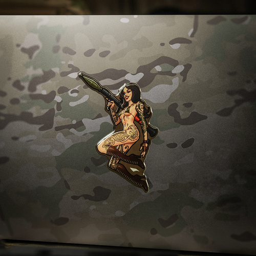 M-Tac - Naklejka Tactical girl #9 RPG Skandinavik - PVC - 51500003