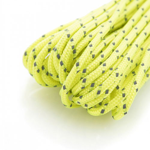 M-Tac - Paracord Minicord - 2 mm - 15 m - Reflective Neon Yellow - 10271142