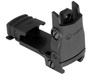 MFT - Składany przeziernik na szynę Picatinny Flip Up Rear Sight - Polimer - Czarny - BUPSWR-BL