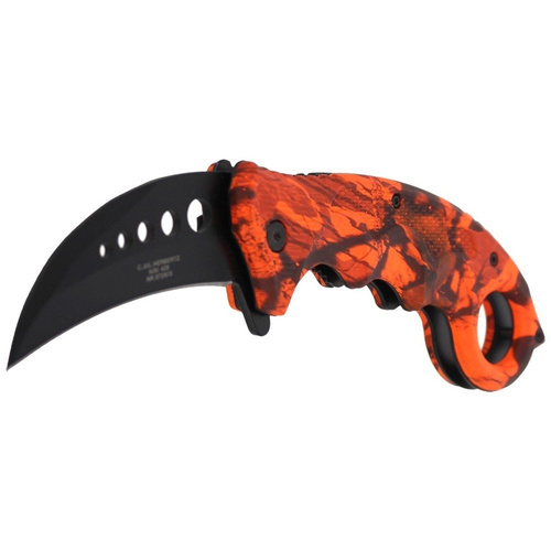 Herbertz Solingen - Nóż składany karambit Red Camo 73 mm - 572513
