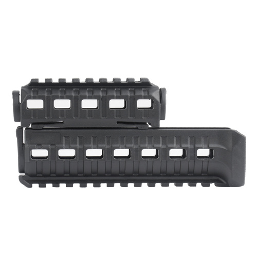 DLG Tactical - Łoże z nakładką rury gazowej do AK-47/AK-74 - Picatinny - M-LOK - Polimer - Czarny - DLG-099-BLK