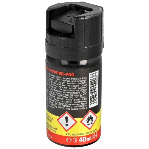 Hoernecke - Gaz pieprzowy TW 500 Pepper-Fog - Chmura - Stożek - 40 ml - A203
