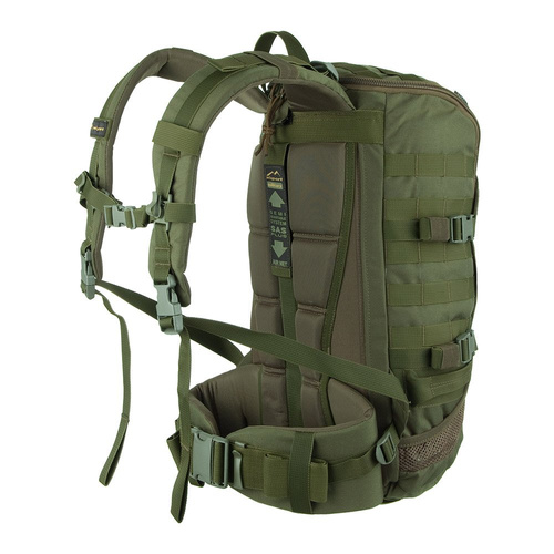 WISPORT - Plecak wojskowy ZipperFox - 25L - Olive Green