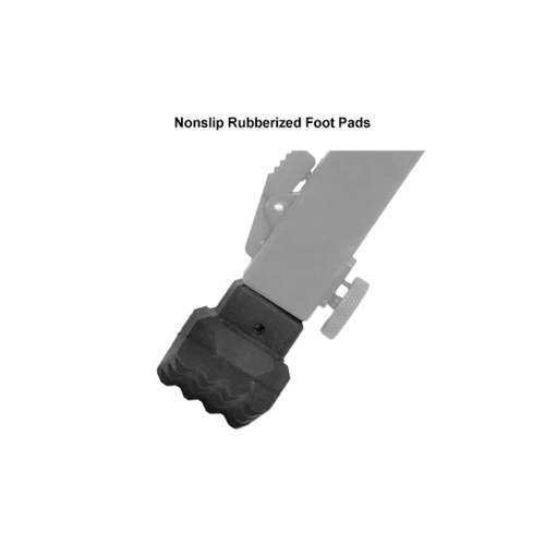 UTG - Dwójnóg Rubber Armored Full Metal z montażem Picatinny QD - 6.0"- 8.5" - Czarny - TL-BP20Q-A