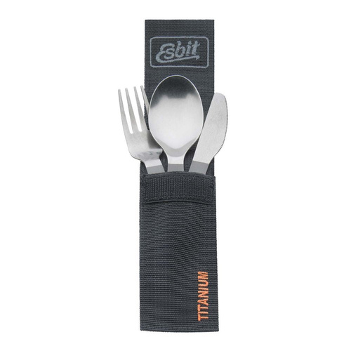 Esbit - Zestaw sztućców Titanium Cutlery Set - Tytan - TC3-TI