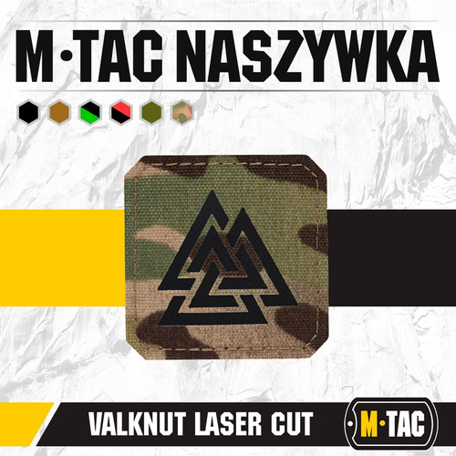 M-Tac - Naszywka Valknut Laser Cut - Multicam/Black - 51162802