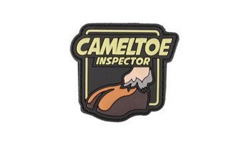 101 Inc. - Naszywka 3D - Cameltoe Inspector - Czarny - 444130-7189
