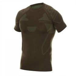 Brubeck - Koszulka termoaktywna Ranger Protect z krótkim rękawem - Khaki - SS13000
