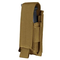 Condor - Ładownica na magazynek pistoletowy Single Pistol Mag Pouch - Coyote Brown - MA32-498