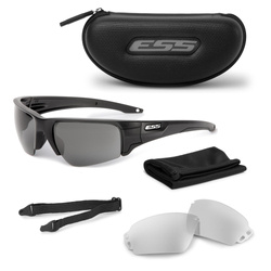 ESS - Okulary balistyczne Crowbar Silver Logo Kit - Przezroczyste / Przyciemniane - EE9019-02