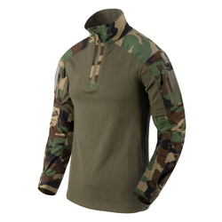 Helikon - Bluza MCDU Combat Shirt - Woodland / Olive Green - BL-MCD-SP-0302A