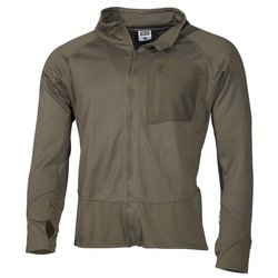 MFH - Bluza termoaktywna US Jacket Lining - Zielony OD - 03202B