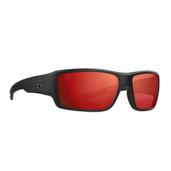 Magpul - Okulary balistyczne Ascent Eyewear - Czarna ramka / Szaro-czerwone szkła - Polaryzacyjne - Polaryzacyjne - MAG1132-1-001-1140