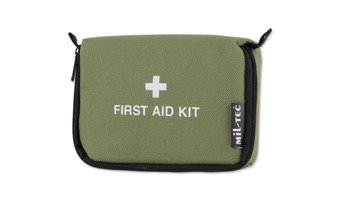 Mil-Tec - Apteczka z wyposażeniem - First Aid Kit - Mała - Zielony - 16026001